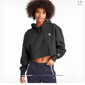 Champion crop hoodie